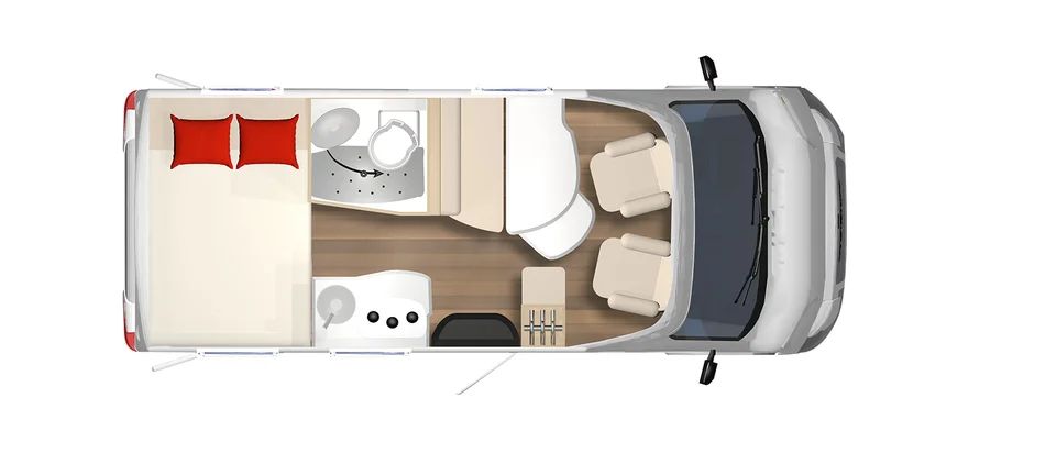 Burstner 590 travel van sales